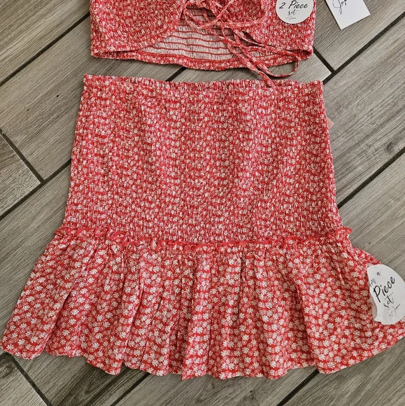 3 Piece Set Boho Floral Summer - Picture 4 of 5